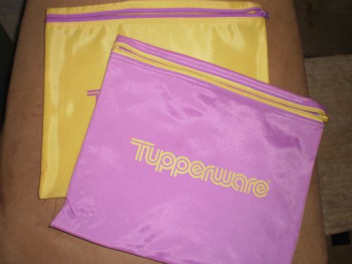 Tupperware zipper bags -set of 2-preowned