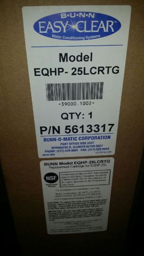 Bunn easy clear eqhp-25lcrtg 5613317 39000.1002  bunn replacement cartridge new for sale