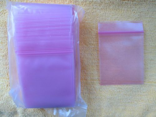 100; re-closeable poly anti-staticbags- 2 x 3&#034; 4 mil for sale