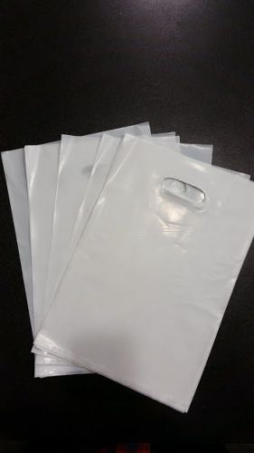 Whte 8x12 High Density Plastic Bag 100ct