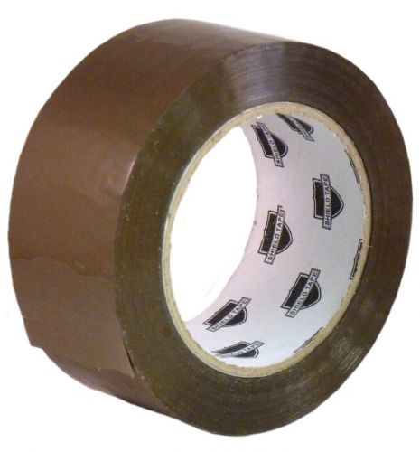 2 Inch x 110 Yards Tan Color Packing Tapes 1.8 Mil Carton Sealing Tapes 12 Rolls