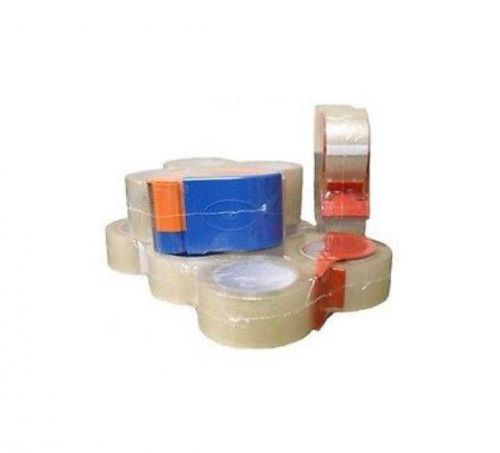 4 rolls carton sealing clear packing/shipping/box tape 2 mil-3&#034; x55 yards-ostk for sale