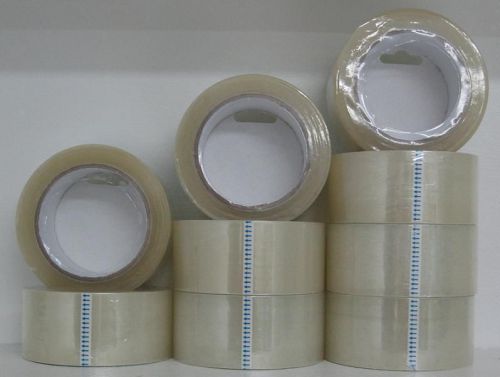 12  rolls clear packing tapes  2&#034;x110 yd clear tapes for sale
