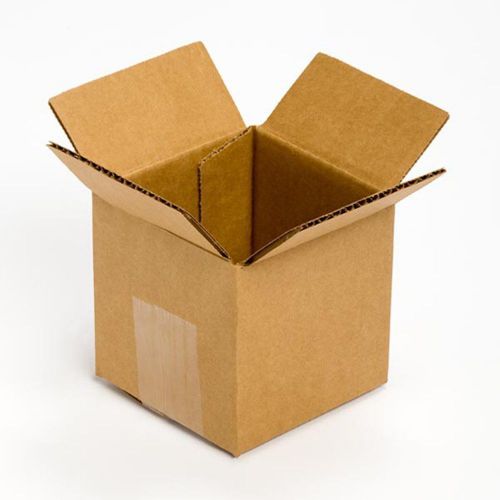 25 Pack Pratt PRA0001 4x4x4 Cardboard Corrugated Boxes Packing Shipping Mailing