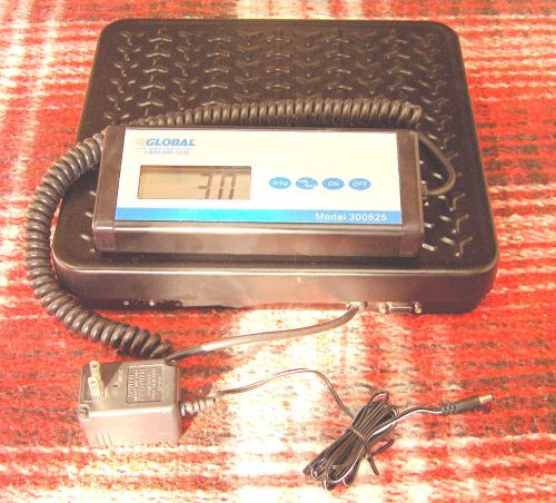 Global Digital Shipping Scale With Ac Adapter 400 Lb X 0.5 Lb