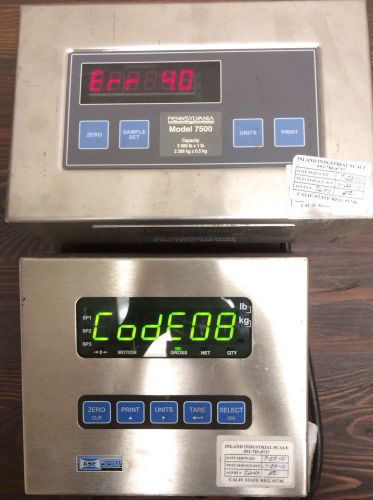 Lot of 2 scale remote displays pennsylvania 7500 m &amp; gse 350 for sale