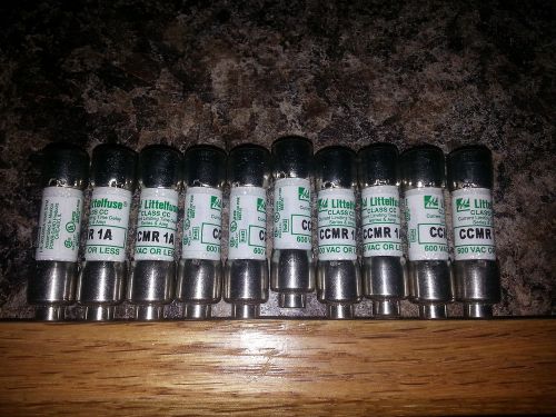 LOT OF 10 LITTLEFUSE CCMR 1 AMP FUSES  BRAND NEW
