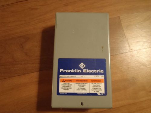 Franklin Electric submersible pump starter 8.2 amp 230v 2801084915