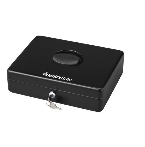 Sentry safe deluxe cash box key lock dcb-1 easily portable - brand new item for sale