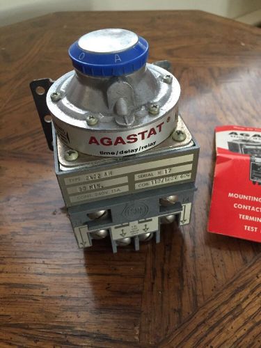 Agastat timing relay Time/delay/relay Model 2422 AH 2422AH 30 Min New Old Stock