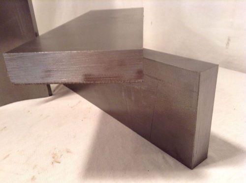 Flat Plate 4&#034; Wide 1&#034; Thick 12&#034; Long C1018 Cold Rolled Steel Metal Supply