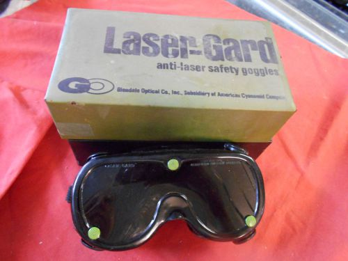 Vintage Laser Gard Anti laser safety goggles glasses neodymium-gallium aresnide