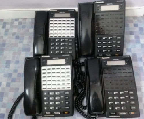 Lot of 4 panasonic display phones ub-44233-B
