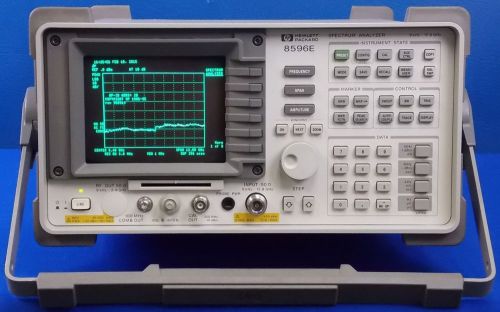 Agilent 8596e w/ 041/130 portable spectrum analyzer, 9 khz to 12.8 ghz for sale