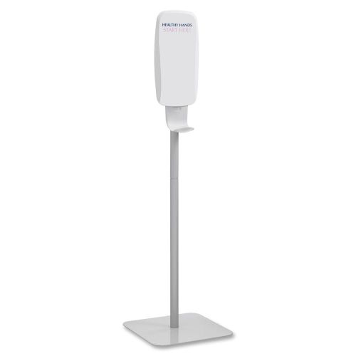 NEW Sanitizer Hand Floor Stand for Dispenser Instant Touch Free Dove Gray