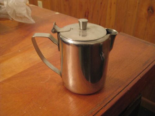 RETRO STAINLESS STEEL CREAMER MADE IN JAPAN, STAINLESS 18-8, COFFEE SHOP STYLE