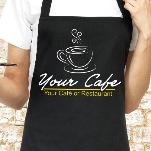Personalised Custom Printed Apron Customised Chefs Kitchen Overall Catering