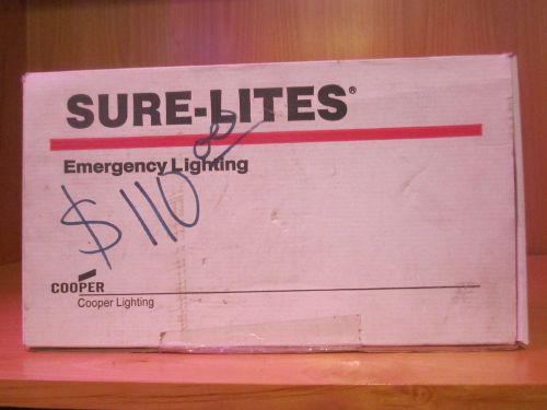 Exit sign led emergency lighting 2 sided nickel cadmium self powered 120 volt for sale
