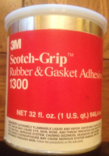 (1 qt) 3m scotch grip rubber &amp; gasket adhesive 1300 (32 fl oz) for sale