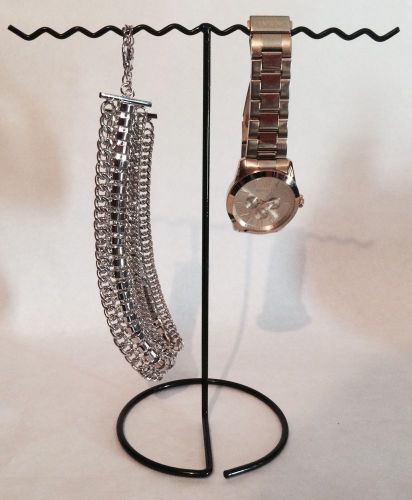 Metal T Bar Jewelry Display, Necklace, Bracelet, Watch