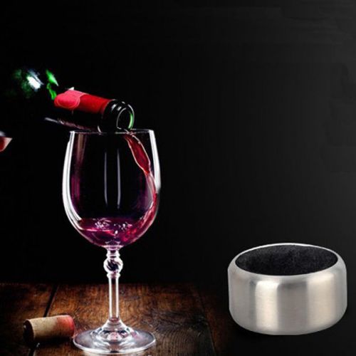 Stainless Steel Wine Bottle Stopper Collar Drip Ring Stopper Collar