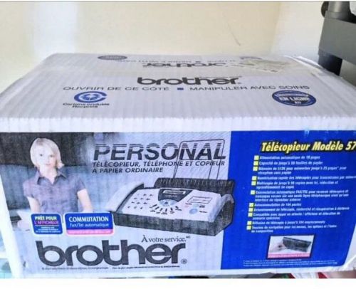 New &amp; sealed brother fax-575 personal fax with phone and copier for sale