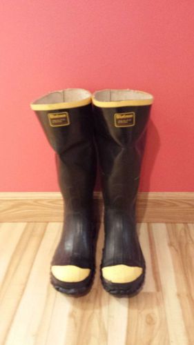La crosse knee high steel toe rubber boots~sz 11~ansi z41 pt91 m i/75 c/75 for sale