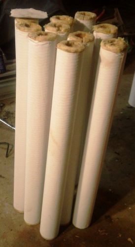 Lot new unused owens-corning ssl ii fiberglass insulation for 2” pipe (approx) b for sale