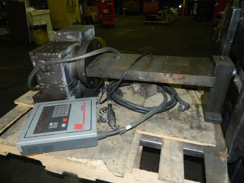 Smw 8&#034; nc rotary table w/ tailstock unit, system 50 controller, approx 1995 used for sale
