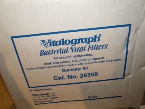 Vitalograph BVF (Bacterial Viral Filter) LOT P/N 28350 -NEW