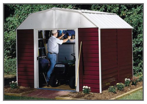 Arrow Red Barn 10&#039; x 14&#039;  Farm Storage Buildings Outdoor Garden Shed Kit- RH1014