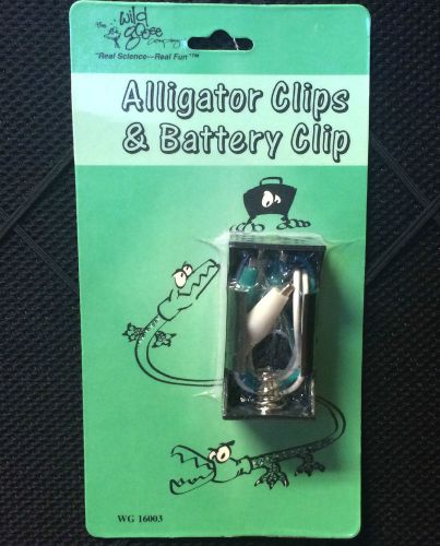 D-Cell Battery Holder &amp; Alligator Clips - 5 Kits Bulk Lot