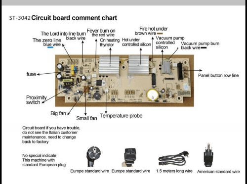 Main Board for 3D Vacuum Sublimation Press Machine ST-3042
