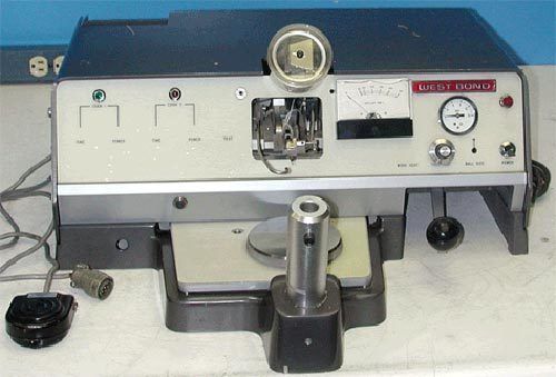 West Bond 7700A Hydrogen Flame Off Ultrasonic Ball-Wedge Bonder