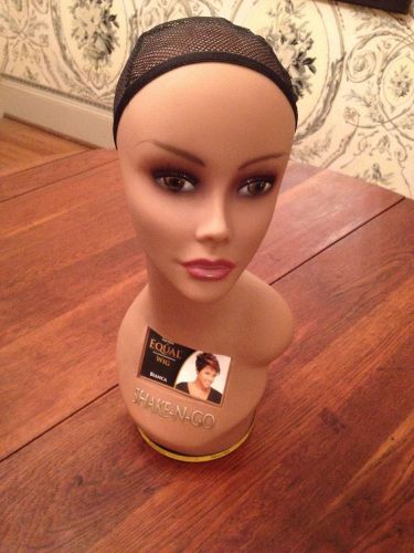 MANNEQUIN head DISPLAY mannequin WIG HEAD bust display prop shake-n-go mannequin
