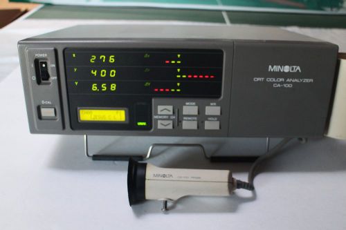 Minolta CRT Color Analyzer CA-100 with PROBE