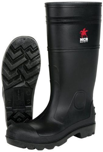 PVC Boots, Steel Toe, Size 11