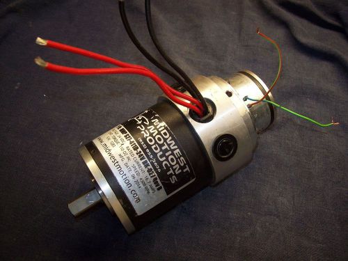 3in 24v dc 16.7a 4300 rpm 110 in/lbs torque 4 brush w/ brake for sale