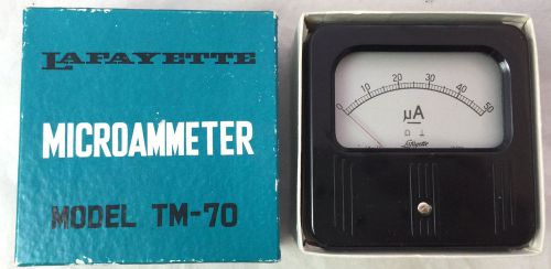 Lafayette Microammeter Vintage Radio Meter Model TM-70 NIB New Old Stock