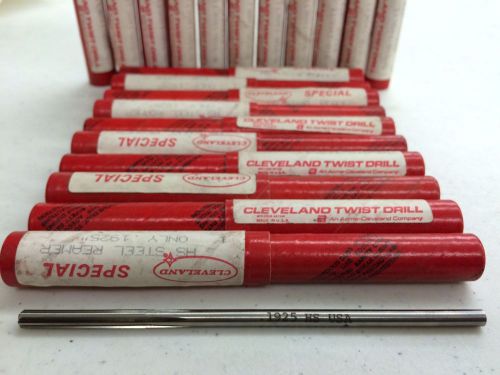 42 new cleveland twist 3/16&#034; + .005 (.1925) ss reamer (cl4001/27212) for sale