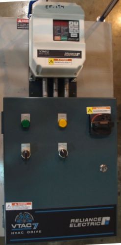 Reliance electric vtac 7 hvac drive 3 hp for sale