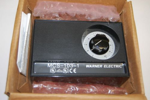 Warner Electric Model MCS 103-1  Part# 6010-448-002 NIB