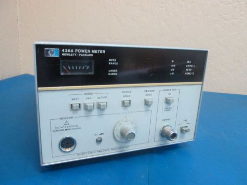 Hewlett packard 436a power meter - for parts or repair for sale