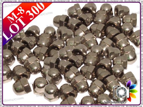 A2 Stainless Steel Domed Hex Nuts M-8-Grade 304 (Lot of 300 Pcs)