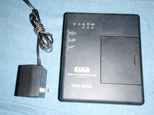 Info-Chip Communications DPU 2000 Telephone On-Hold Marketing System w/power
