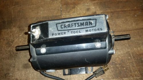 CRAFTSMAN PREWIRED 3/4 HP MOTOR 115/230v 3450 RPM 113-12020 DOUBLE SHAFT 5/8