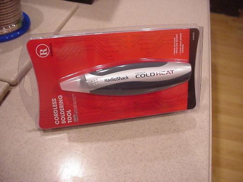 GENUINE RADIOSHACK 6400238 Cordless Soldering Tool. computer -radio- tv repair.