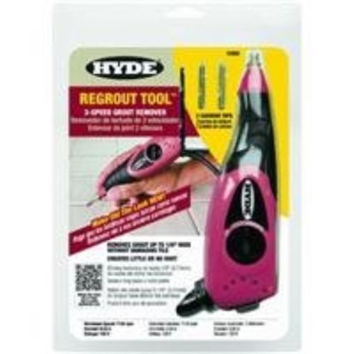 Hyde tools, inc. hyde 19500 regrout tool 3-speed electric grout remover for sale