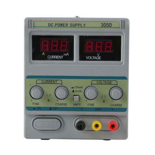 Free Shipping High Quality 305D 30V 5A Adjustable DC Power Supply LED Display