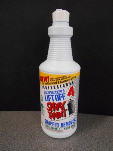 Motsenbocker&#039;s 4 Spray Paint Graffiti Remover, 32oz, Bottle, 6/Carton (MOT41103)